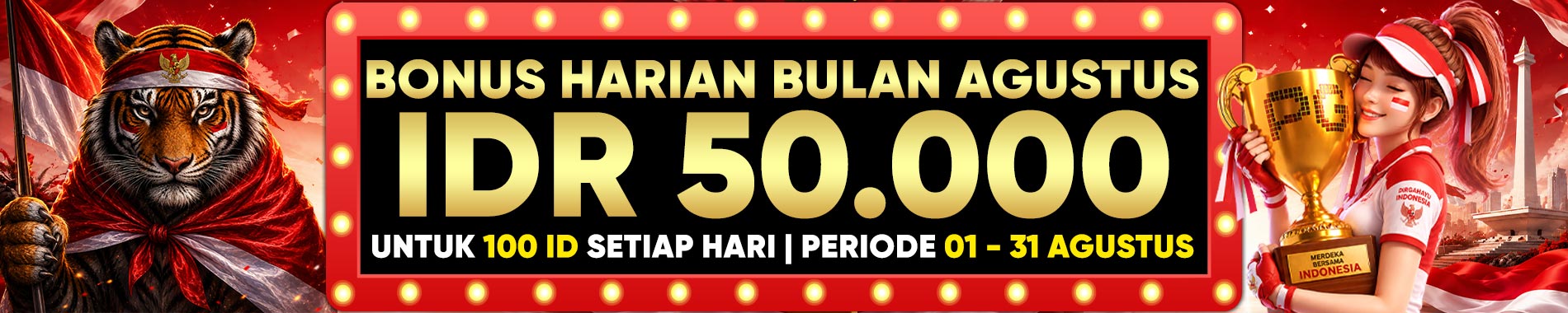 BONUS 50000